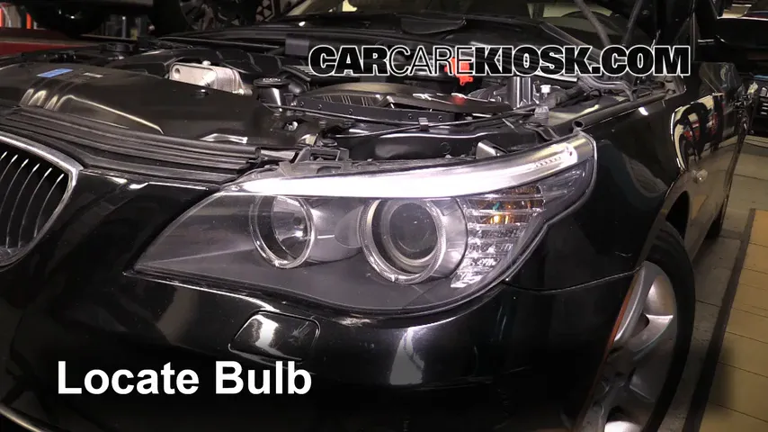 2010 BMW 528i 3.0L 6 Cyl. Lights Headlight (replace bulb)
